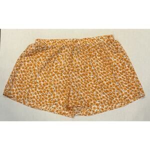 Shein Curve Shorts Womens 4XL Floral Print Lightweight Elastic Waist Trendy